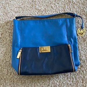 COPY - Large Blue Leather Michael Kors purse